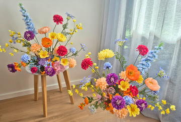 Mexico Arrangement (bright cheery whimsical wildflowers)