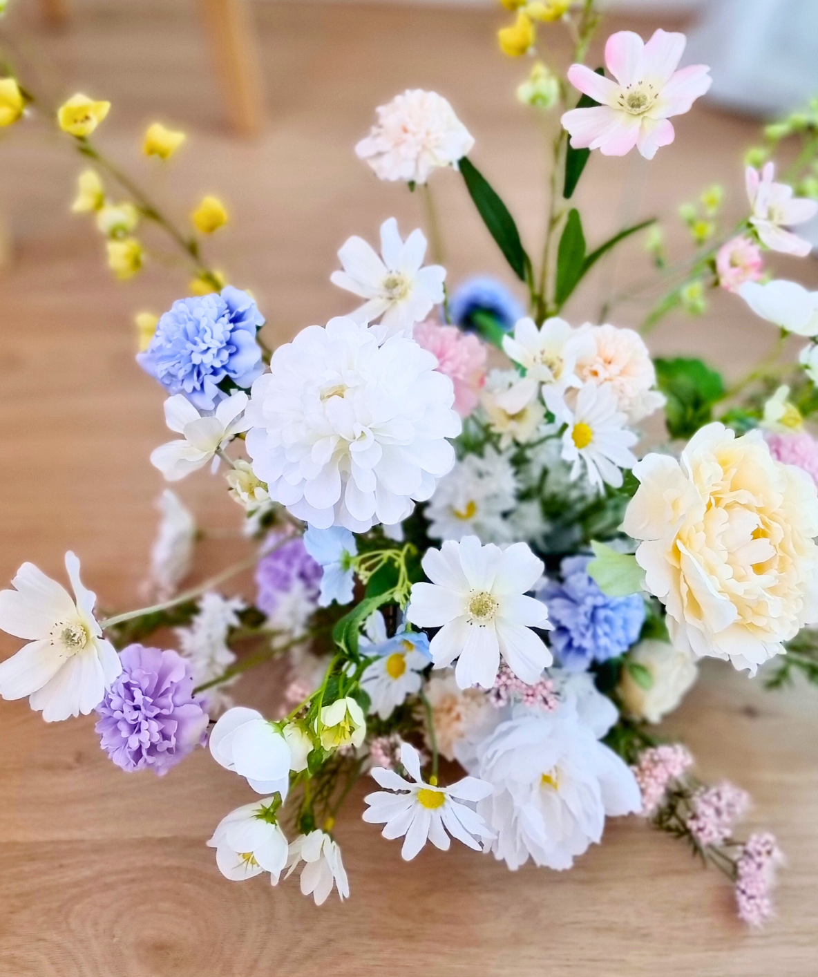Vienna Arrangement with pops of yellow